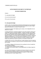 NOTE DE PRESENTATION BP 2026